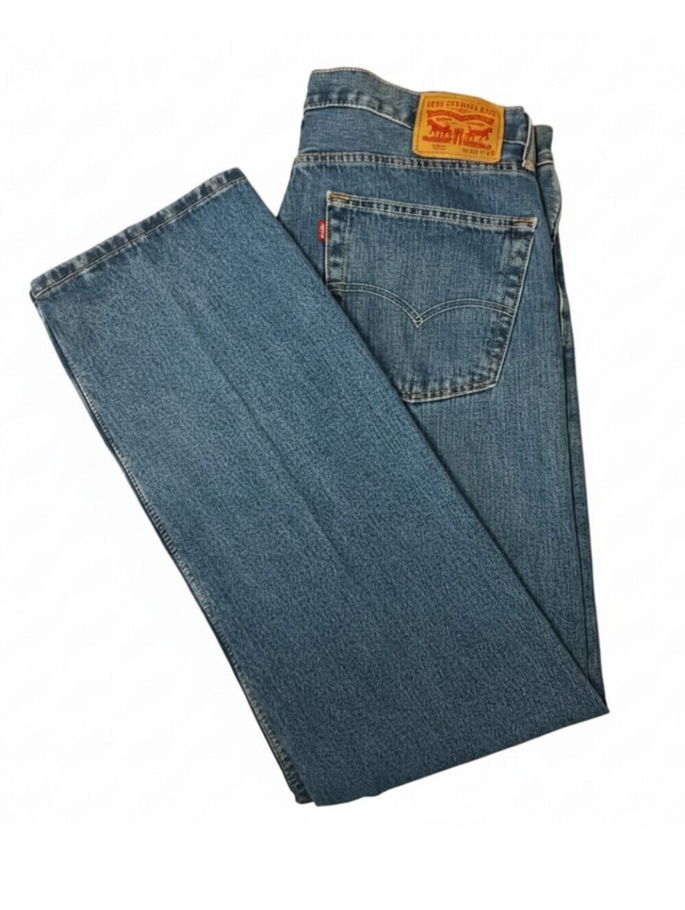 Levi's 505 Men's Regular Fit Straight Leg W36 L34 Medium Stonewash Style